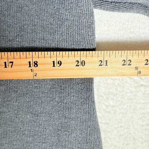 Gap Mens Sweater Gray & Yellow Knit V-Neck Pullover 90s Casual V Neck Size Small - Picture 4 of 6